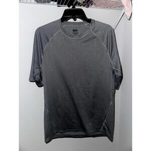 REI Co-op Performance T-Shirt Men's Medium Gray Athletic Fit Hiking Trail Tee